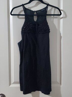 Black Torrid Plus Size Crochet Top Cami